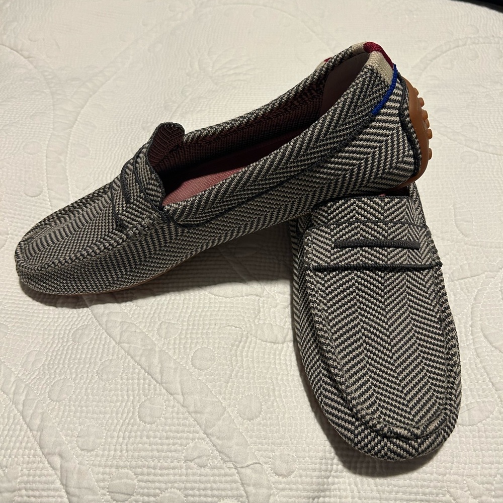 Rothy’s “The Driver” Dark Brown Herringbone